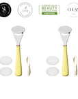 2 LUNAESCENT Touch-Free Skincare Applicator Sets by LUNAESCENT