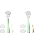 2 LUNAESCENT Touch-Free Skincare Applicator Sets by LUNAESCENT
