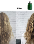 MASAMI Before and After Blonde Wavy Hair